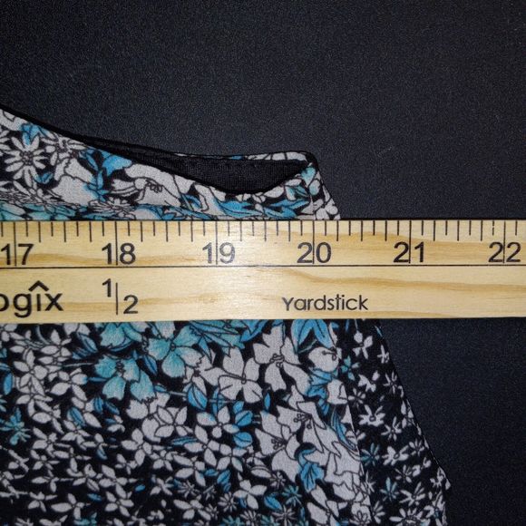 Entro Mini Dress Tunic Size Medium Lined Sleeveless Floral Design Length 34" NEW - Picture 15 of 16